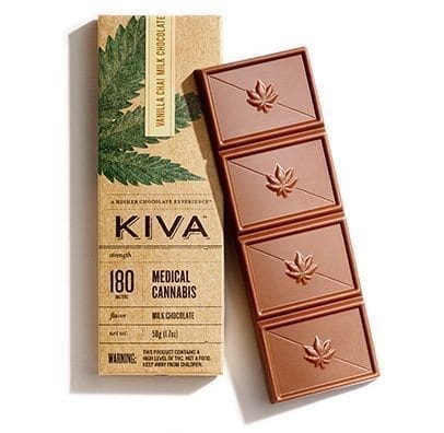 Kiva Vanilla Chai Milk Chocolate Bar delivery in Los Angeles