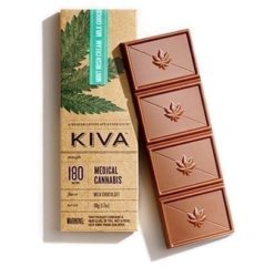 Kiva Confections Mint Irish Cream Milk Cannabis Chocolate Bar delivery in Los Angeles