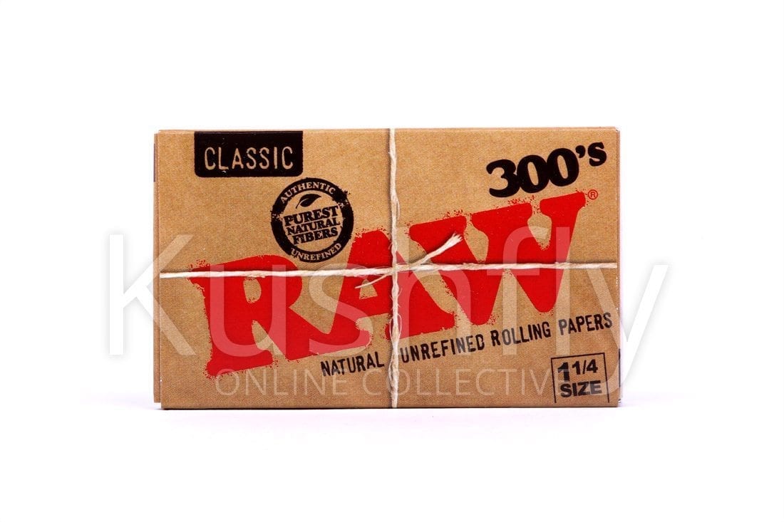Raw Classic 300's Unrefined Rolling Paper