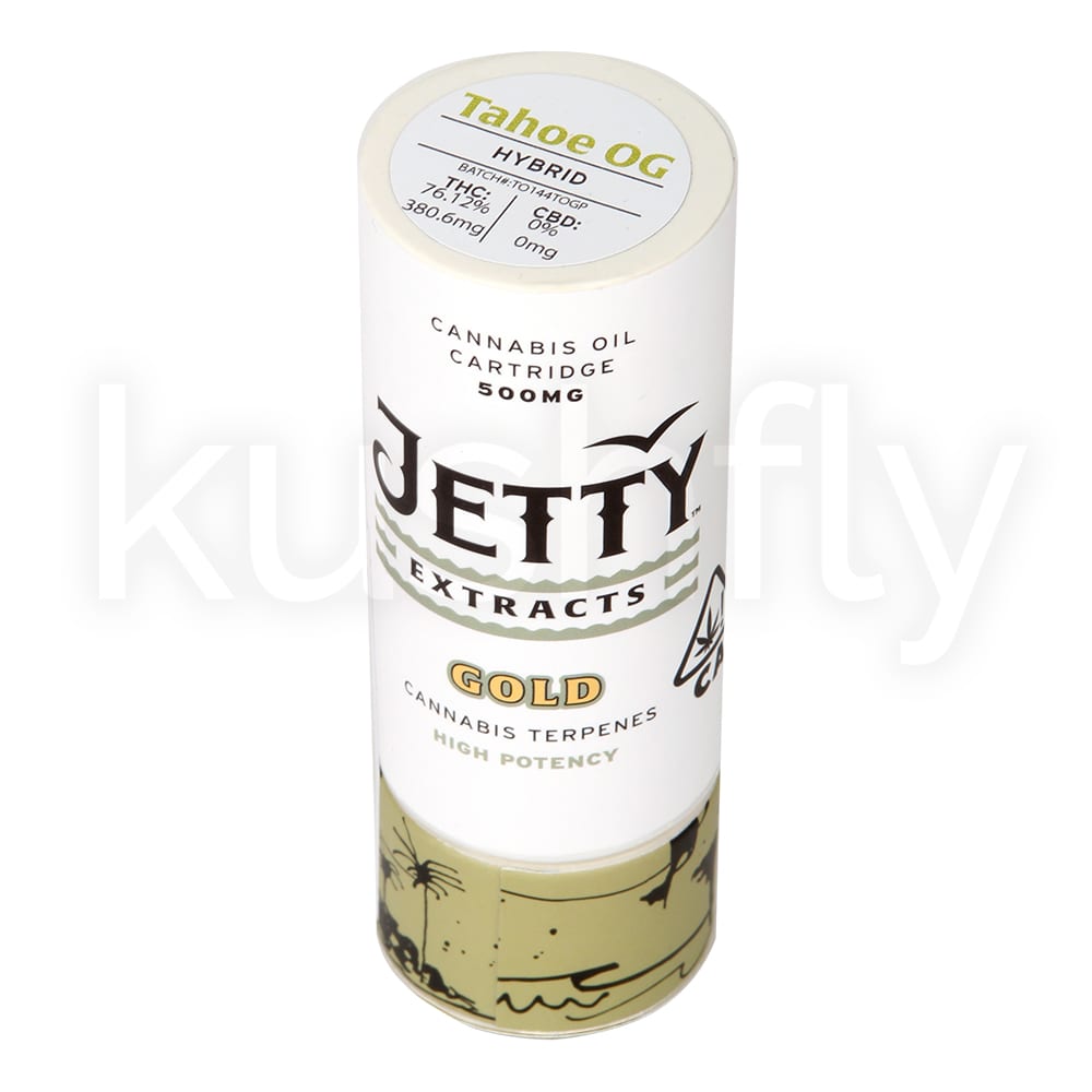Jetty Extracts Gold Tahoe OG Vape Cartridge Delivery Los Angeles California