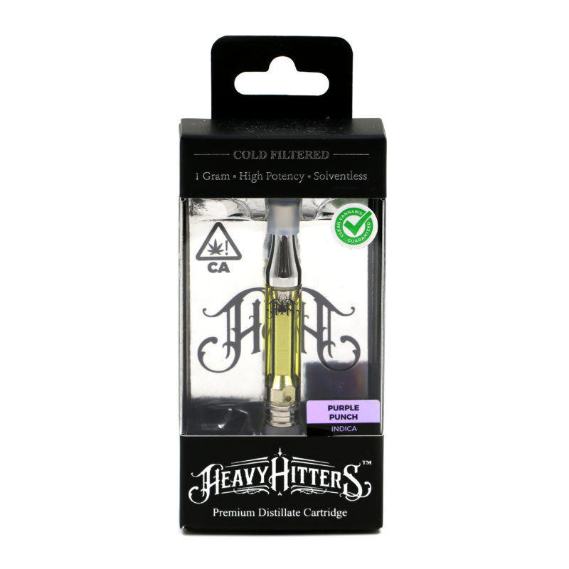 Heavy Hitters Purple Punch Vape Pen Cartridge 98% THC