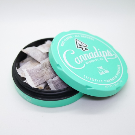 Cannadips Mint High Dose Single Pouch Delivery