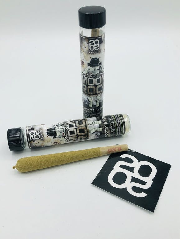 2020 The Real MOONROCK Cookies & Cream Preroll delivery in los angeles