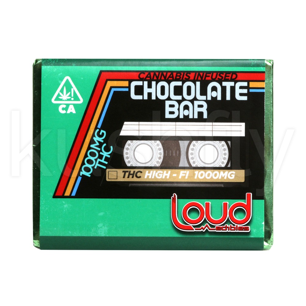 Loud Edibles Chocolate Bar Delivery in Los Angeles