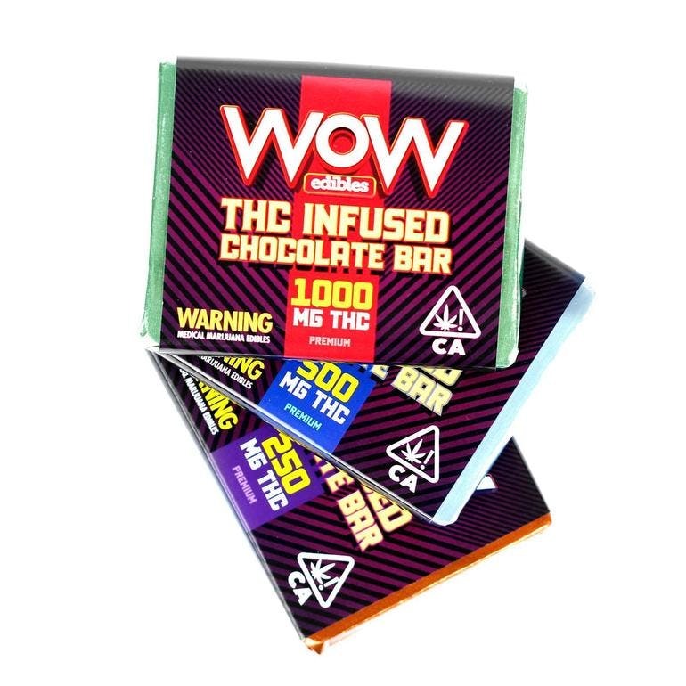 Wow Edibles Chocolate Bar 1000mg edibles delivery in los angeles