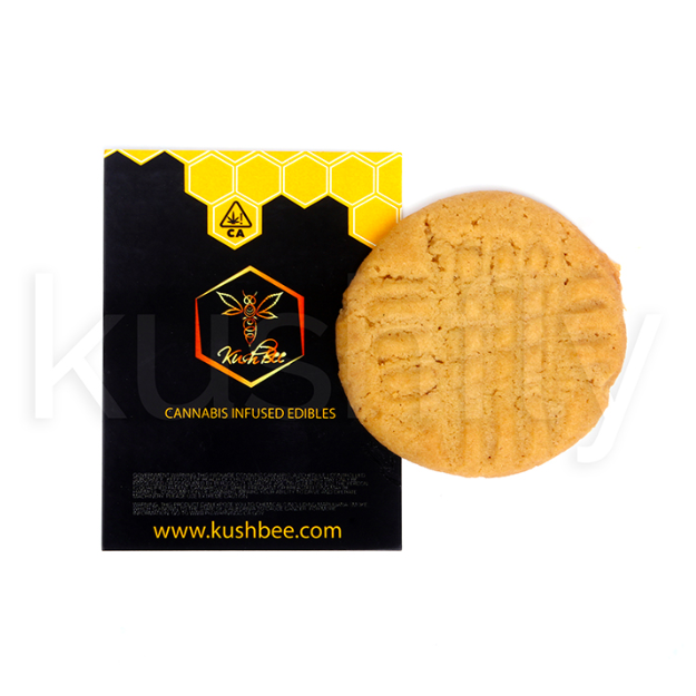 Kushbee Edibles Peanut Butter Cookies 250mg THC