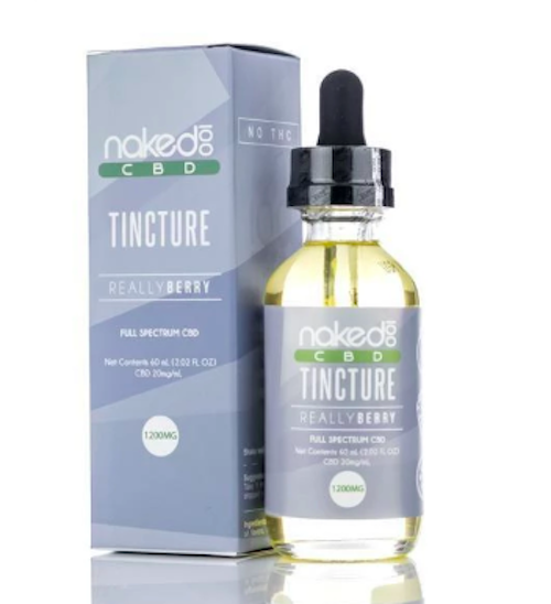 Naked 100 CBD Tincture Really Berry