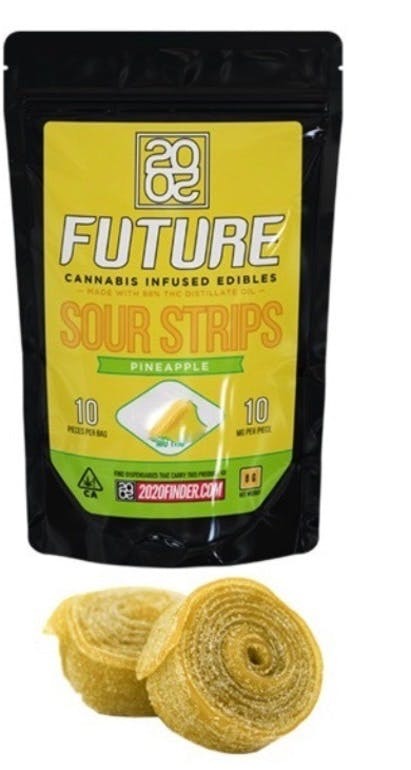 Sour Pineapple Strips 500mg THC delivery in Los Angeles
