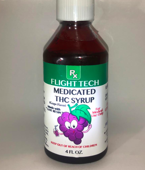 Flight Tech Medicated THC Syrup Grape delivery in los angeles