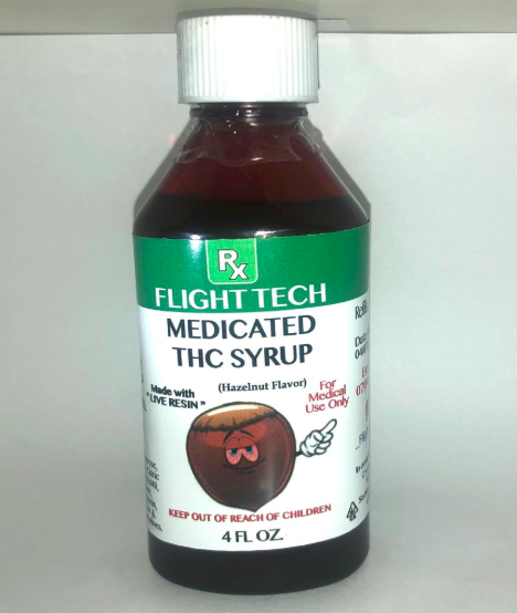 Order Online Flight Tech Medicated THC Syrup Hazelnut