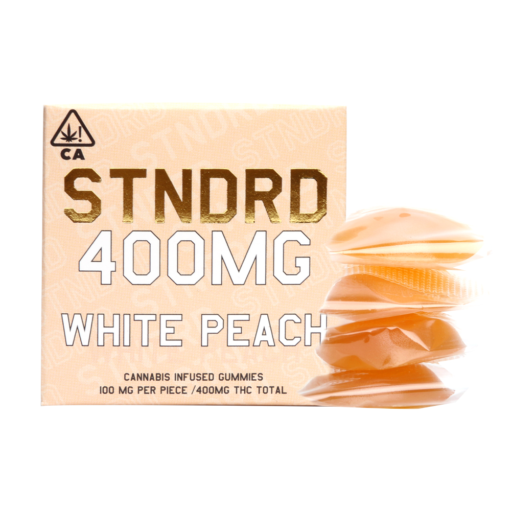 STNDRD Indica Gummies White Peach delivery in Los Angeles