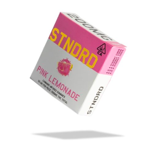 STNDRD Hybrid Gummies Pink Lemonade 200mg