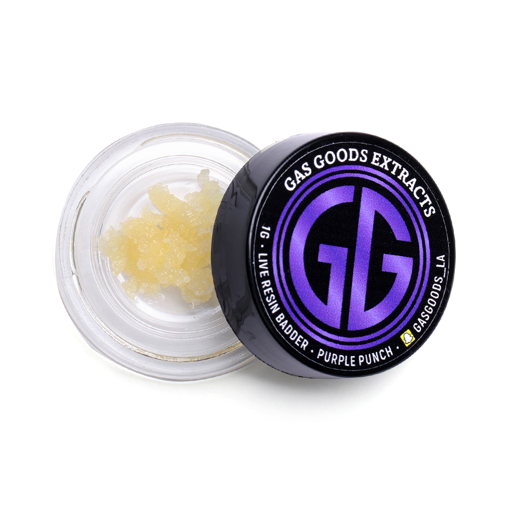 Gas Goods Extracts Live Resin Badder Purple Punch