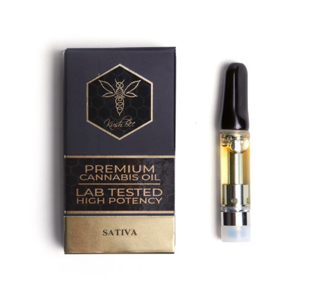 Kushbee sativa Clear Oil THC Vape Cartridge delivery in Los Angeles