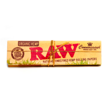 Raw-Organic-Hemp-Connoisseur-Kingsize-Slim-Papers-Tips
