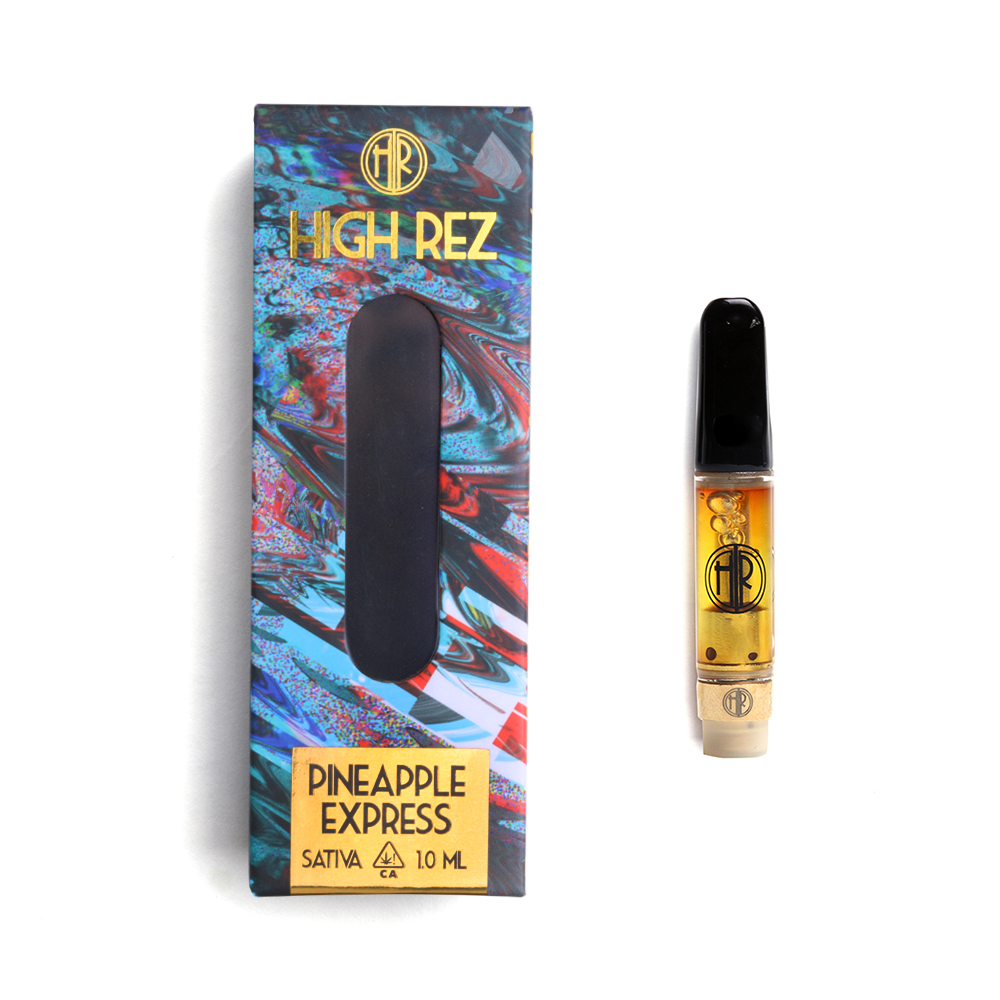 High Rez Live Resin 1g Cart Pineapple Express Delivery in Los Angeles