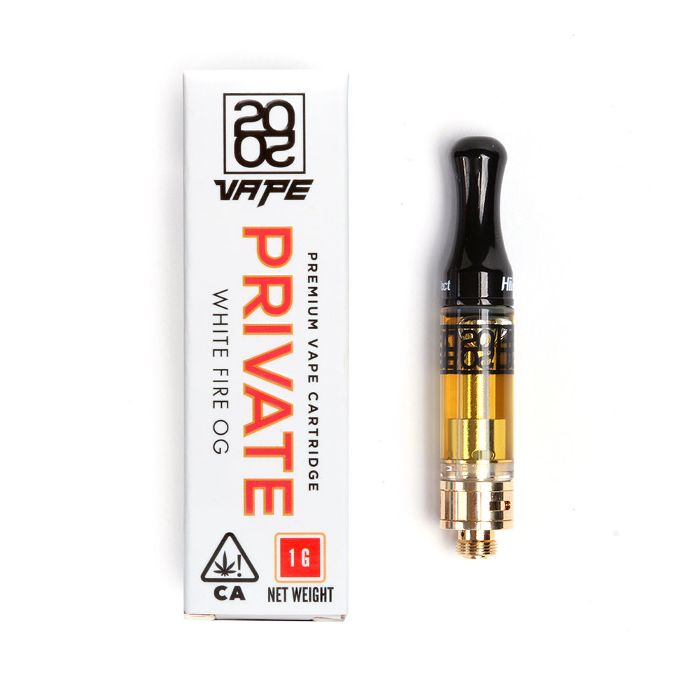 White Fire OG Private Reserve Vape Cartridge 1g delivery in Los Angeles