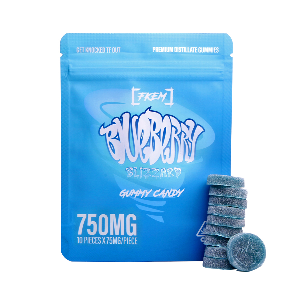 FKEM Blueberry Blizzard Gummies 750MG delivery in Los Angeles