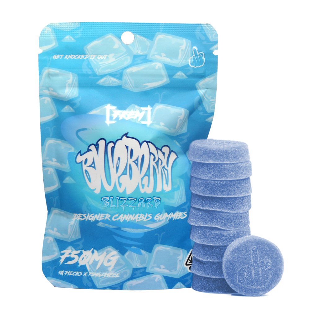 FKEM Blueberry Blizzard Gummies 750mg delivery in Los Angeles