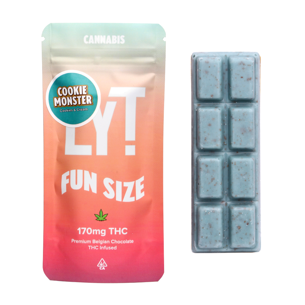 Lyt Fun Size Cookie Monster 170mg edibles delivery in Los Angeles