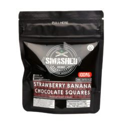 Smashed Strawberry Banana Chocolate Squares Edibles delivery in Los Angeles