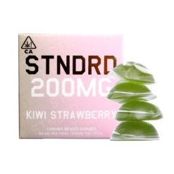 STNDRD Kiwi Strawberry Sativa Gummies 200mg edibles delivery in los angeles