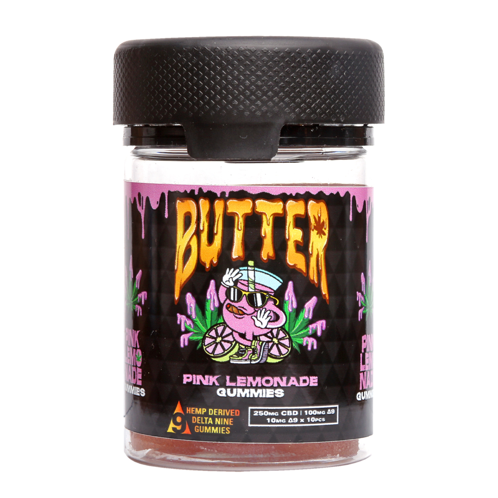 Butter Delta 9 THC Pink Lemonade Gummies 250mg delivery in Los Angeles