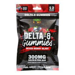 Hemp Bombs Delta 8 THC Mixed Berry Blast Gummies 300mg delivery in Los Angeles