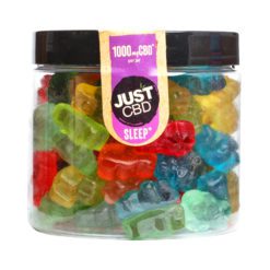 Just CBD Sleep Nighttime Gummy Bears w/ Melatonin 1000mg edible delivery in los angeles
