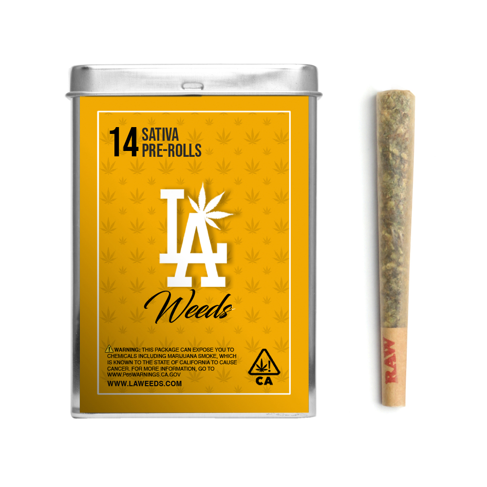 LA Weeds Classic Sativa 14 Pack Delivery in Los Angeles