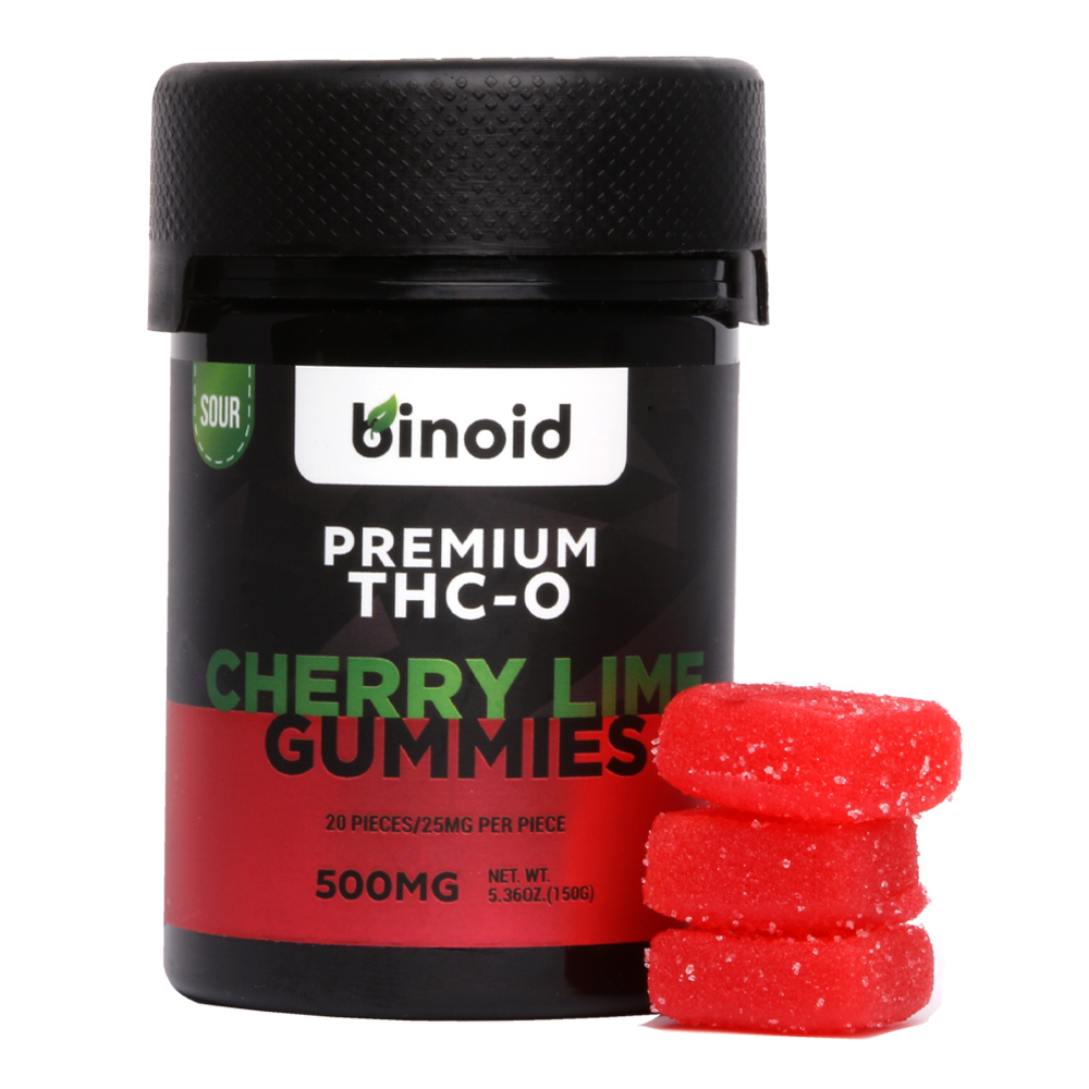 Binoid THC-O Gummies Cherry Lime Delivery in Los Angeles