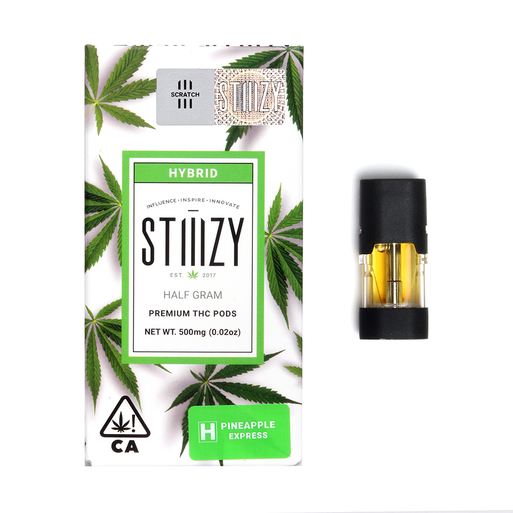 Stiiizy Premium THC Pod Pineapple Express .5g delivery in Los Angeles