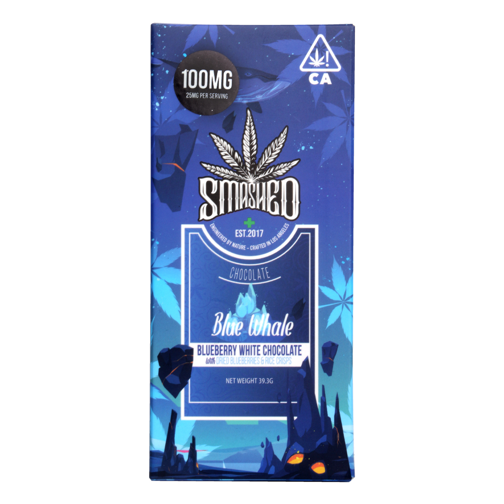 Smashed Blue Whale 100mg  Edibles delivery in Los Angeles.