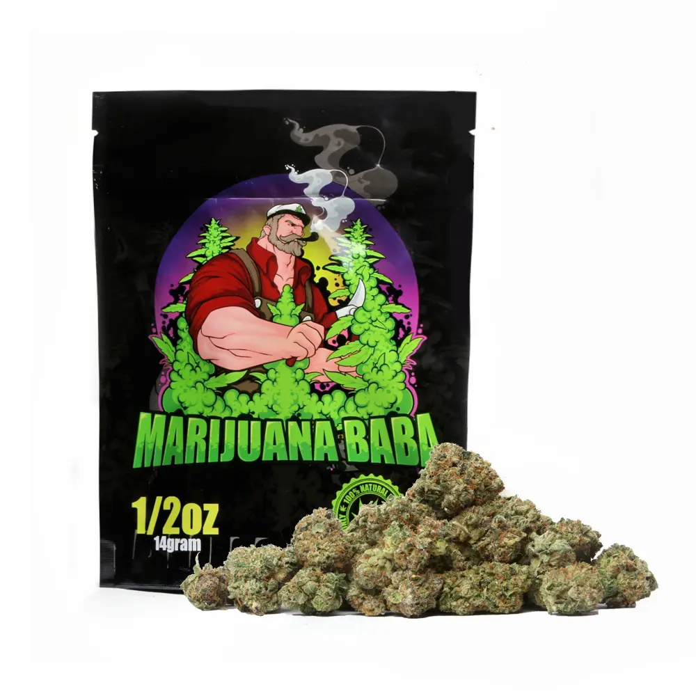 Marijuana Baba Runtz Smalls strain delivery in Los Angeles.