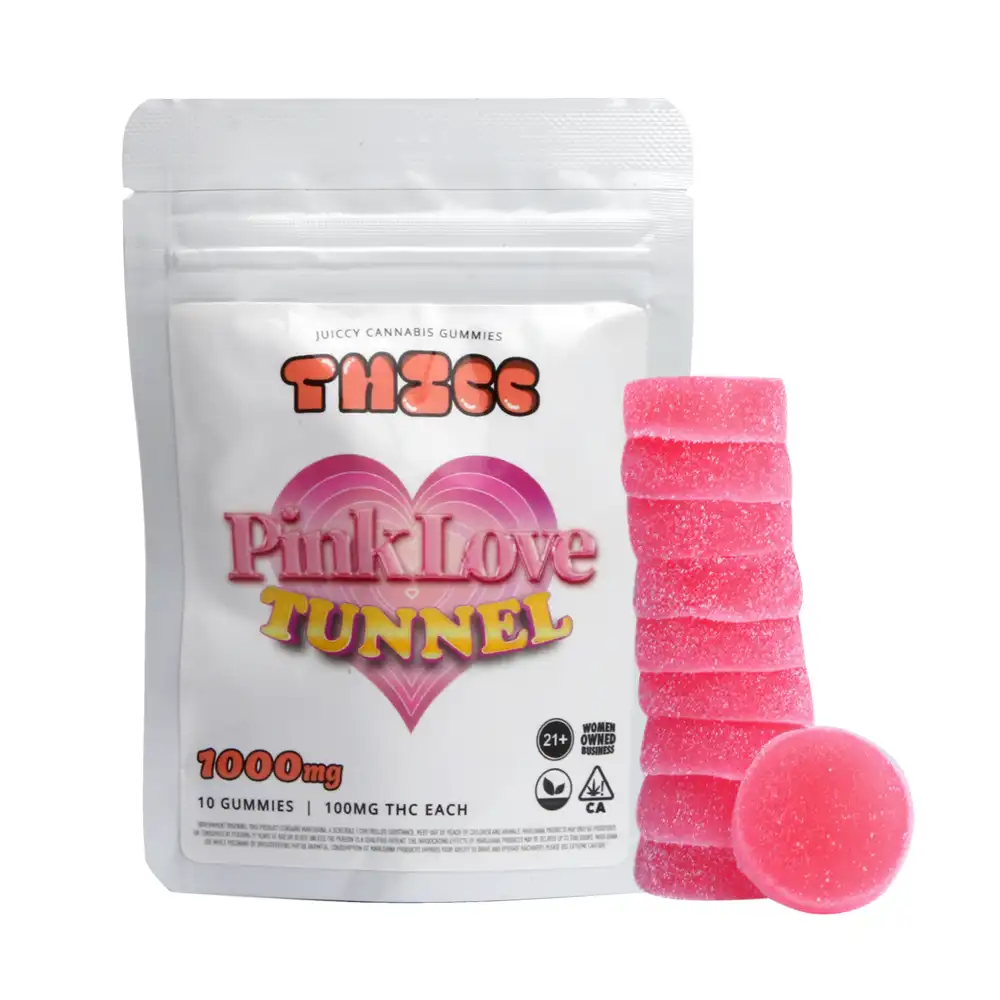 Thicc Pink Love Tunnel Cannabis Gummies delivery in Los Angeles