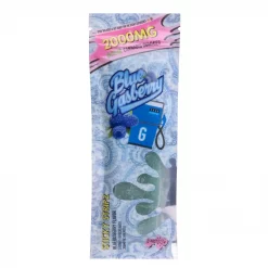 Sticky Stripz Blue Gasberry Sour Cannabis Gummies 2000mg