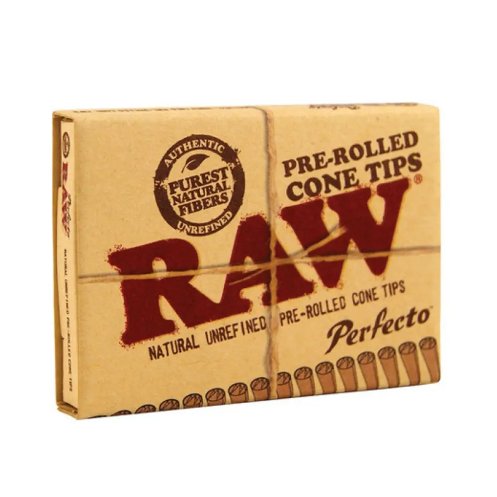 Raw Perfecto Pre-Rolled Cone Tips 21 Pack