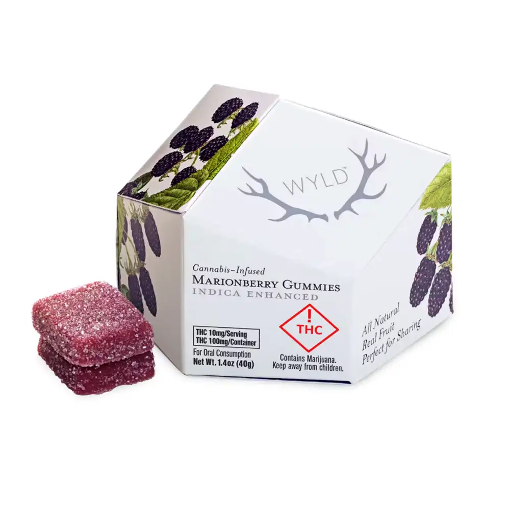 Wyld Marionberry Gummies CBD Edibles Delivery Los Angeles