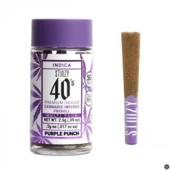 Stiiizy 40's Purple Punch Multi-Pack Infused Preroll