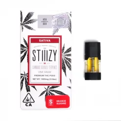 Stiiizy Orange Slushie Premium THC Pod Cannabis Derived Terpenes 1g