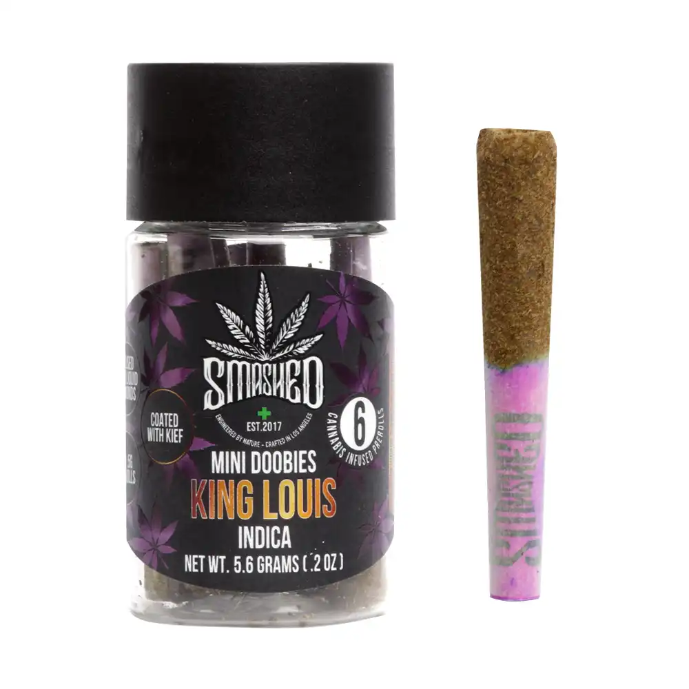 smashed king louis mini doobies prerolls n delivery in los angeles