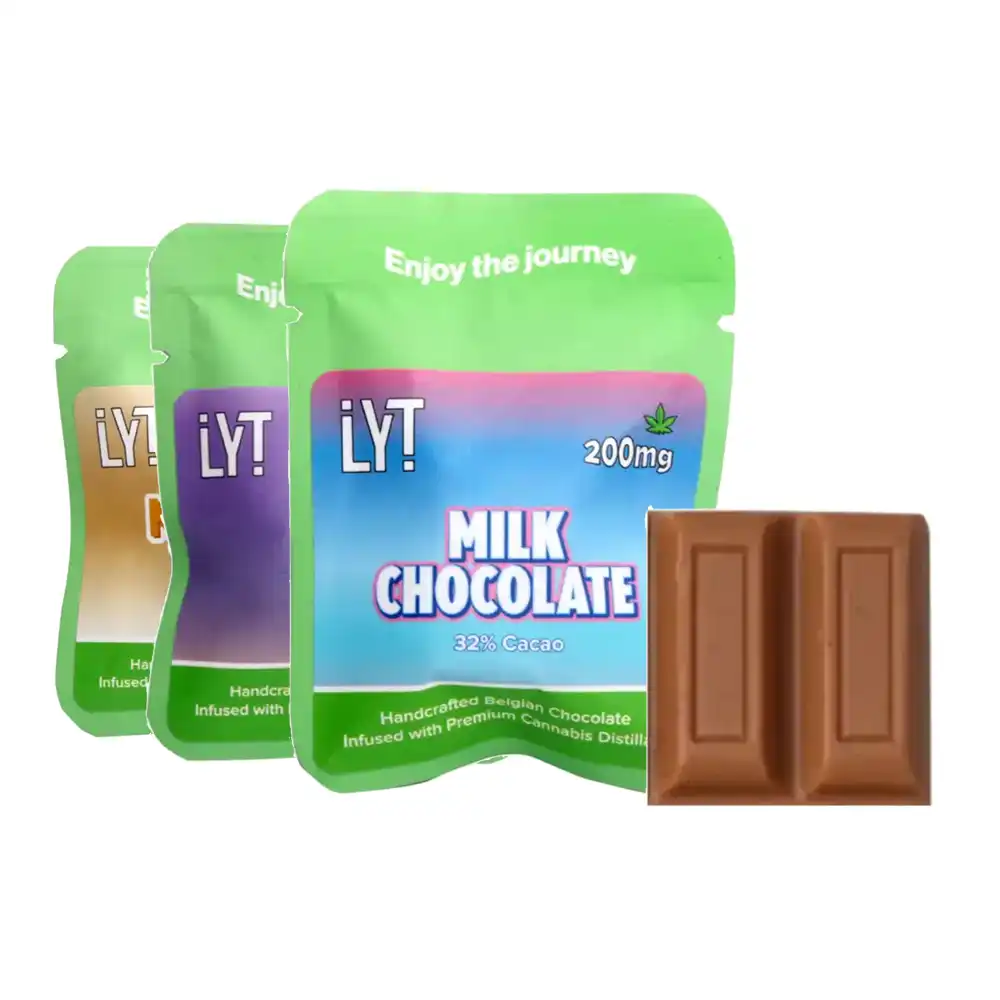 LYT Bite Size Chocolate Bars 200mg