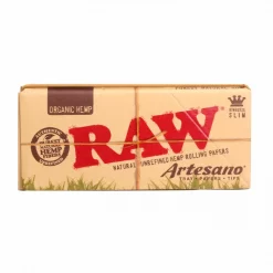 Raw Organic Hemp Artesano Kingsize (Tray+Papers+Tips)