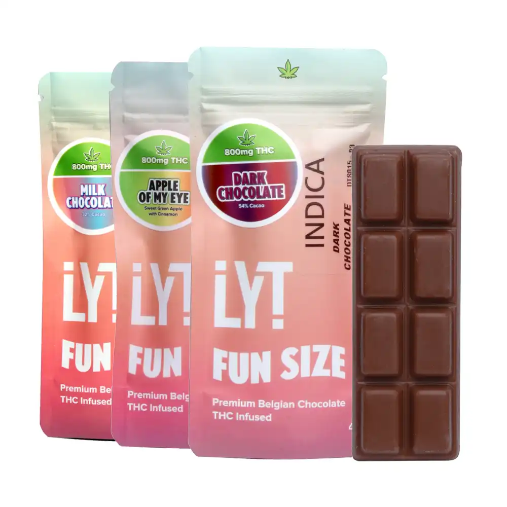 LYT Fun Size Chocolate Bar 800mg