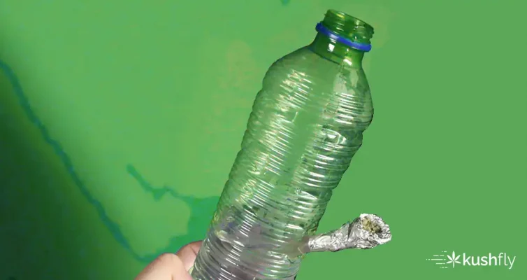 DIY Household Objects to Smoke Weed - Water Bottle Bong