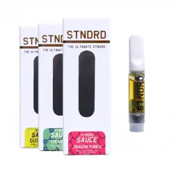 STNDRD Sauce Live Resin THC Cartridges