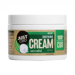 Just CBD Soothing Cream Unscented 1000mg