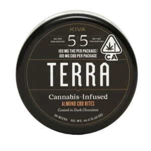 Terra Mints 100mg THC/100mg CBD - Dark Chocolate Almond