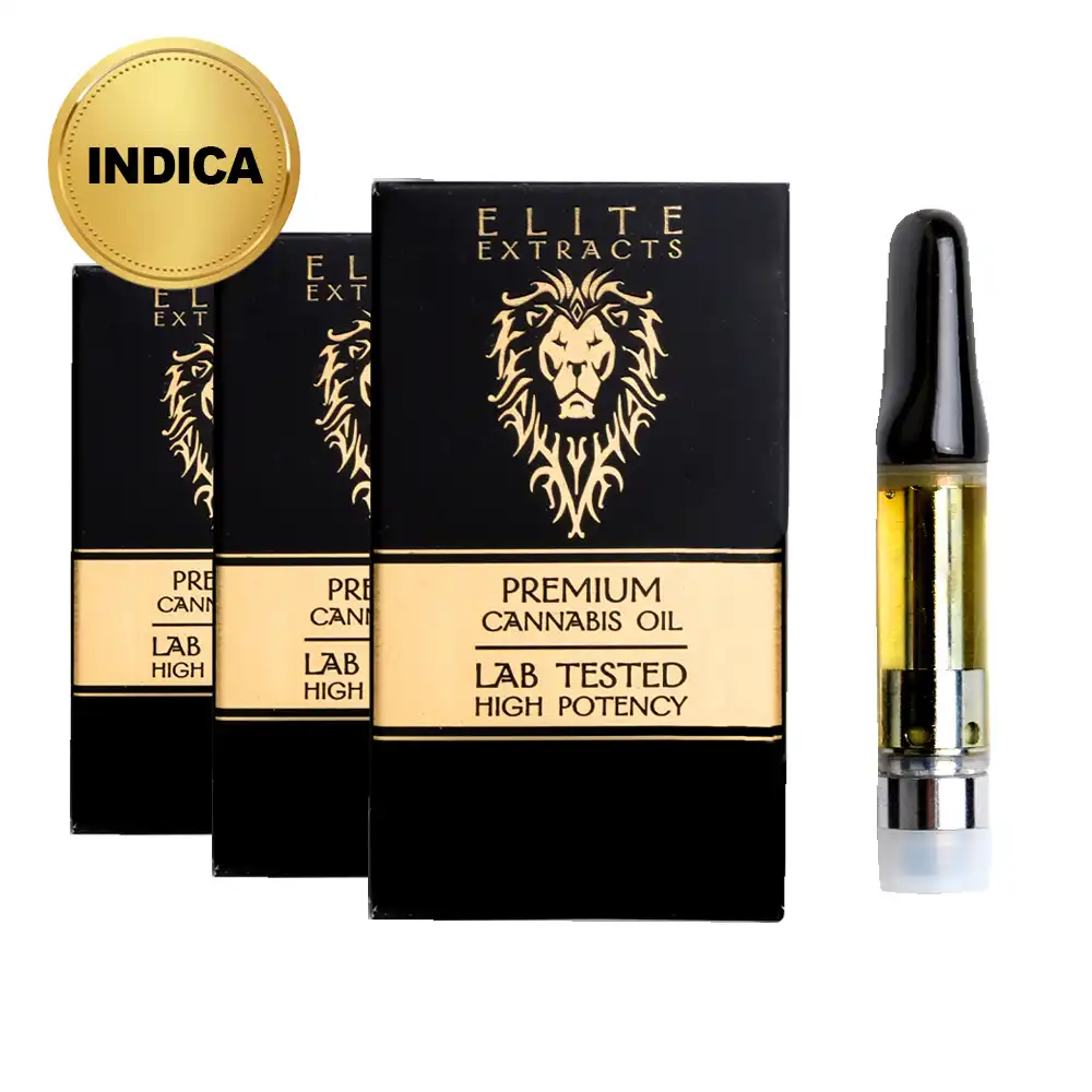 Elite Extracts 1g Indica Cartridges