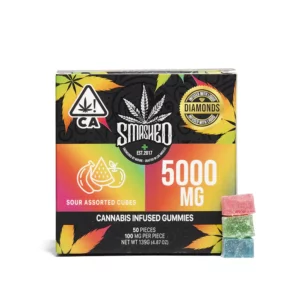 Smashed Liquid Diamond Infused Gummies 5000mg